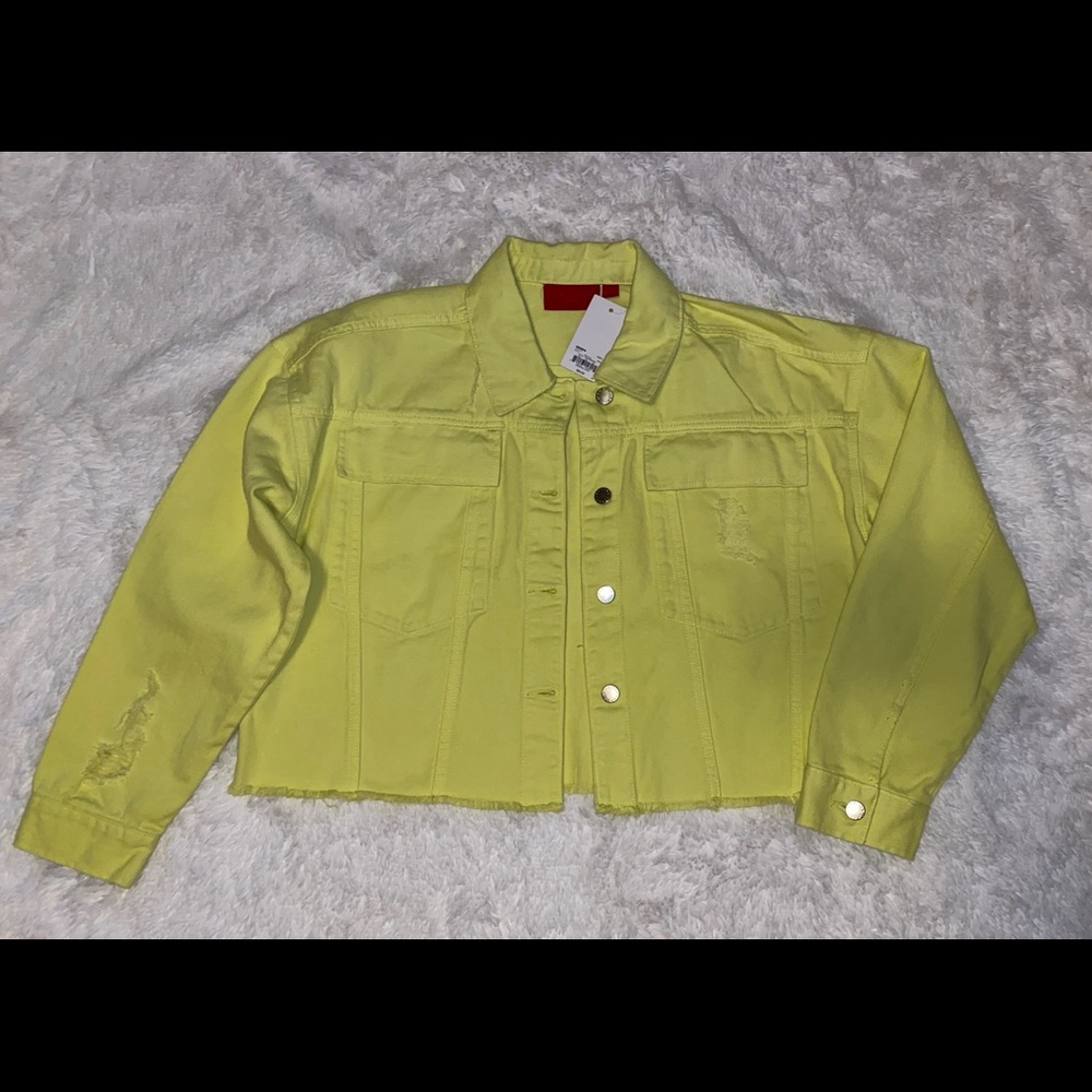 JLO Cropped Jean jacket